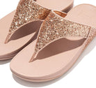 FitFlop Lulu Glitter Toe - Thongs Rose Gold 10 M 195305344222 Shoe Deals Outlet