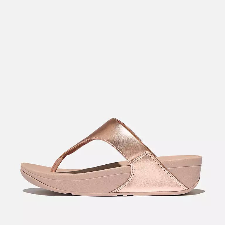 FitFlop Lulu Leather Toe Post White 5 M 193998201181 Shoe Deals Outlet