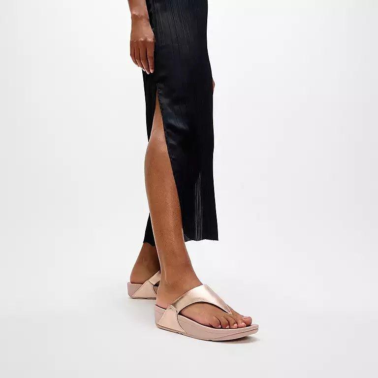 FitFlop Lulu Leather Toe Post White 5 M 193998201181 Shoe Deals Outlet