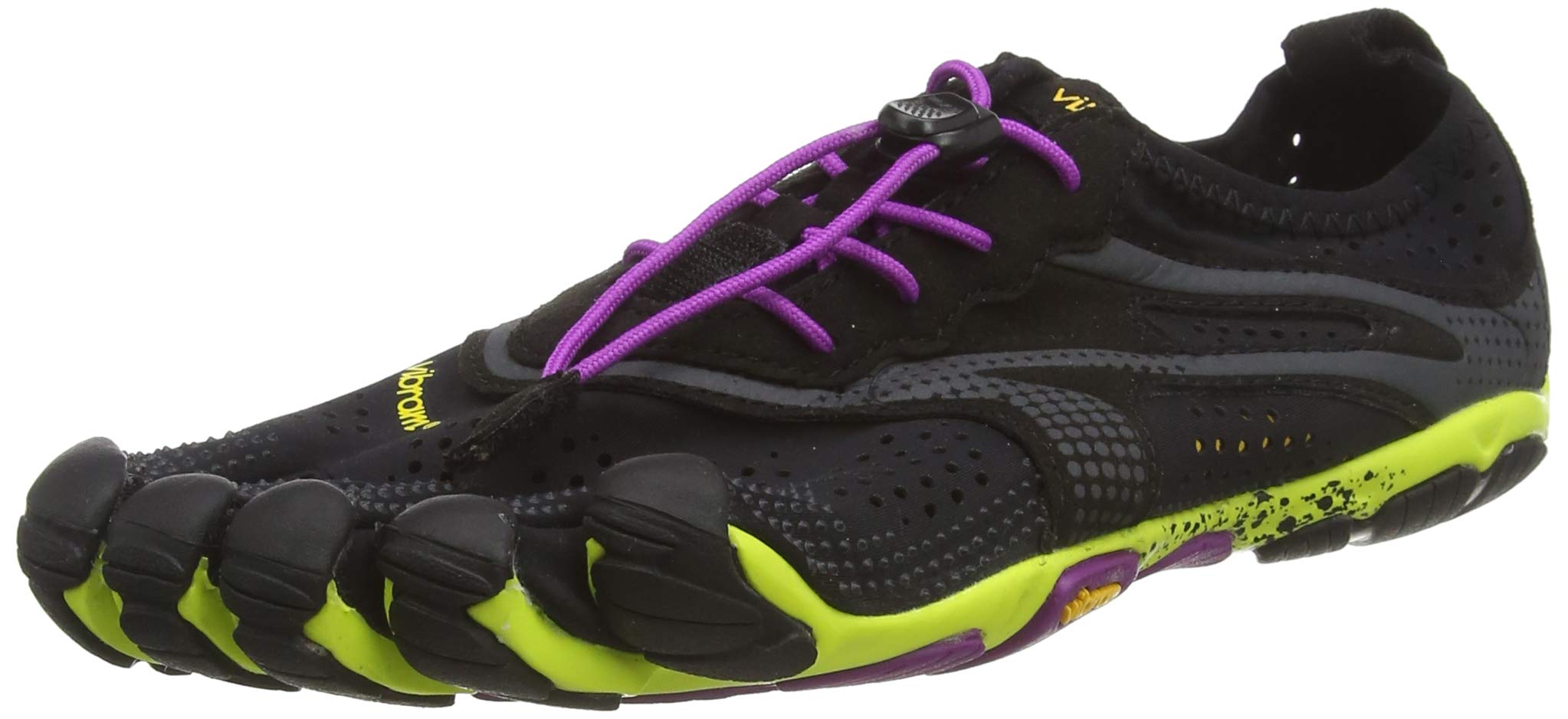 Vibram FiveFingers FiveFingers V - Run - Women's Black/Yellow/Purple Shoe Deals Outlet