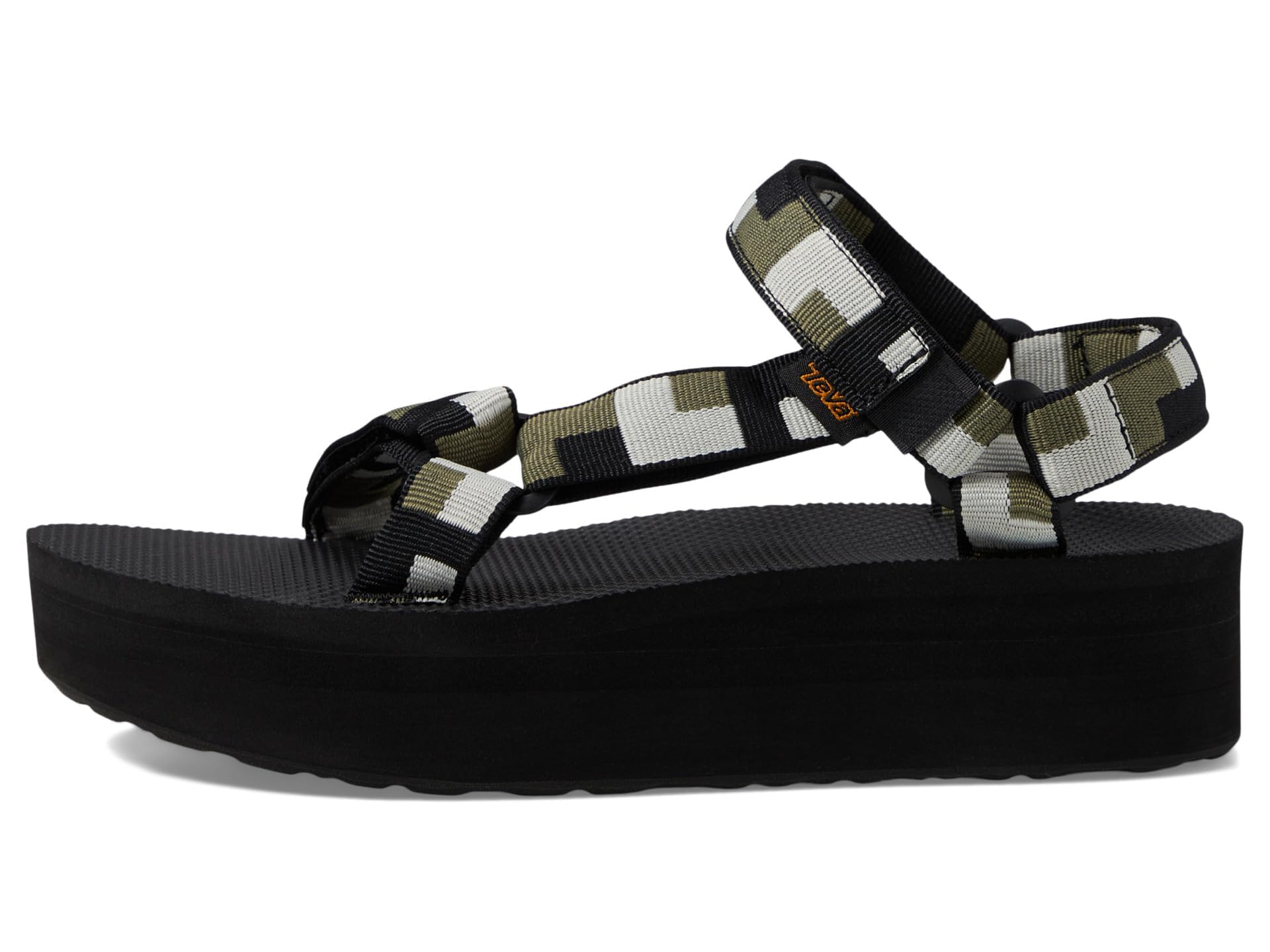 Teva Flatform Universal - Women's Retro Shapes Black Shoe Deals Outlet