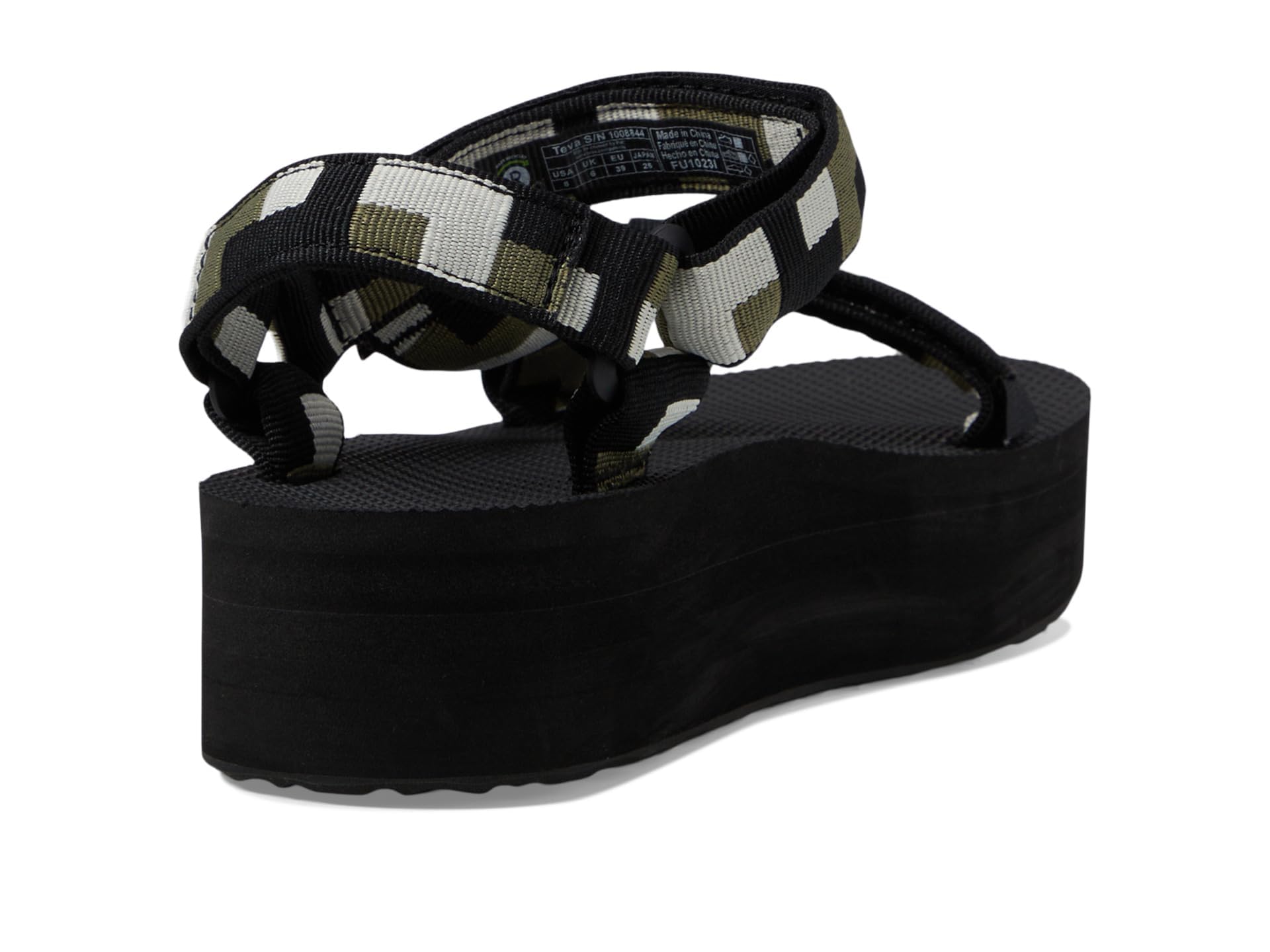 Teva Flatform Universal - Women's Retro Shapes Black Shoe Deals Outlet