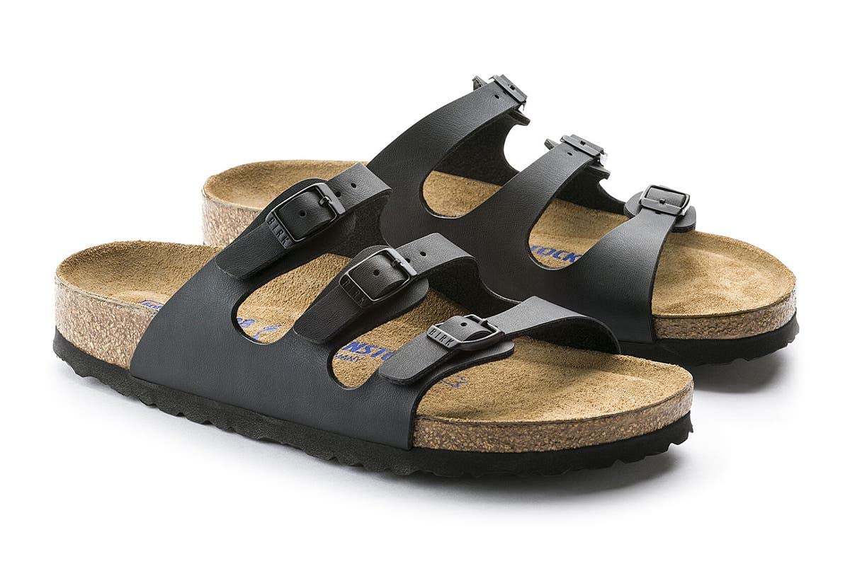 Birkenstock Florida - Women's Black Birko - flor Shoe Deals Outlet
