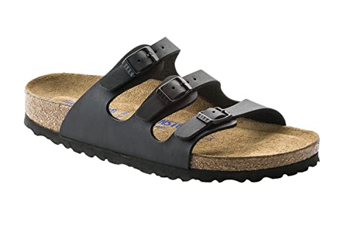 Birkenstock Florida - Women's Black Birko - flor Shoe Deals Outlet