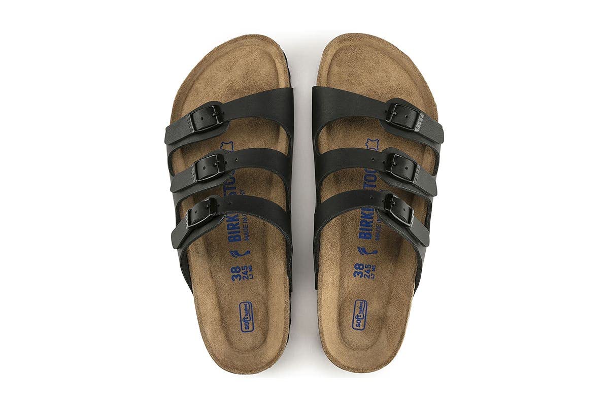 Birkenstock Florida - Women's Black Birko - flor Shoe Deals Outlet