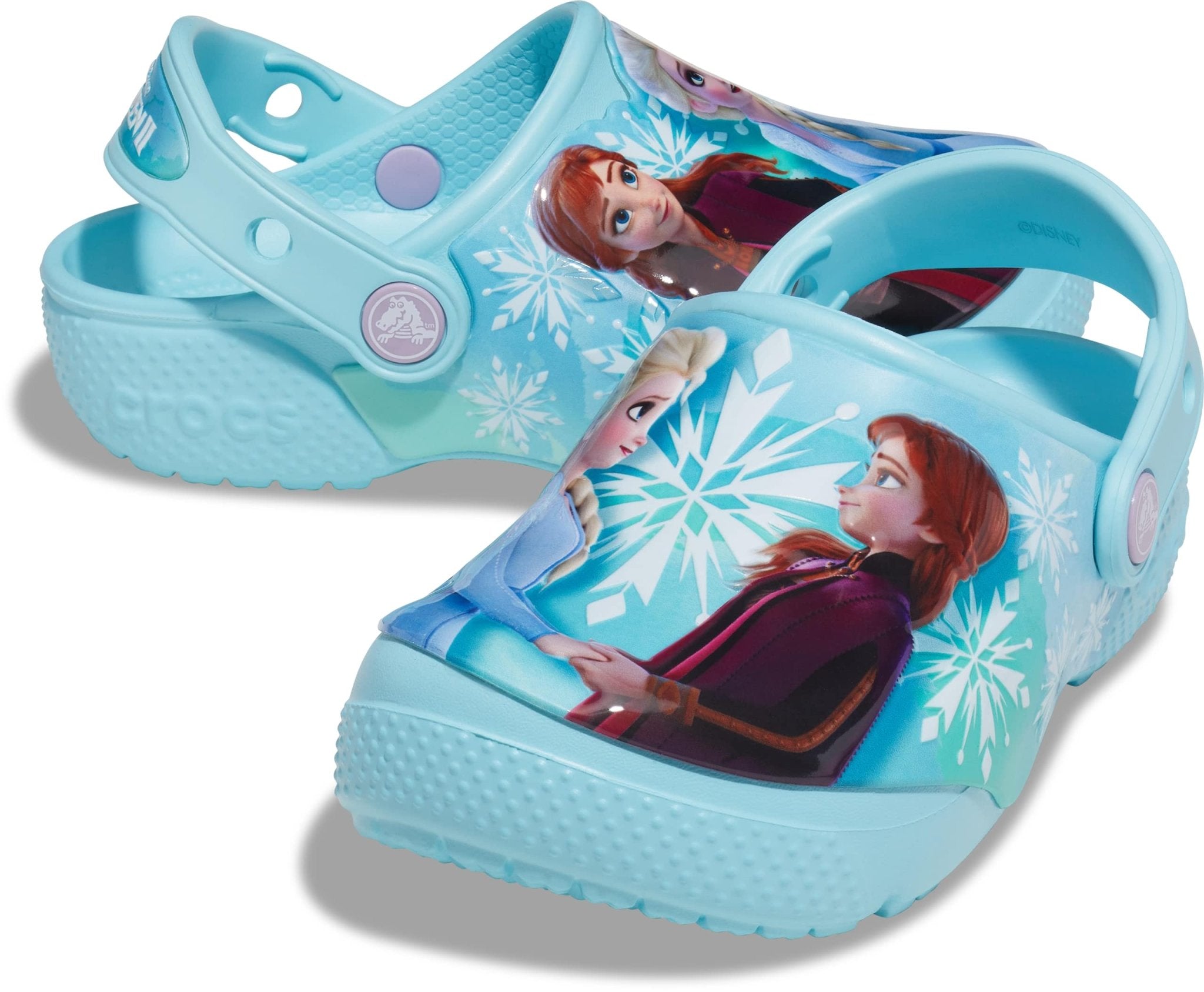 Crocs Frozen Clog - Kids Ice Blue Shoe Deals Outlet