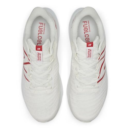 New Balance FuelCell Propel V4 - Men's Sea Salt/True Red Shoe Deals Outlet
