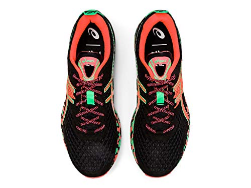 ASICS GEL - NOOSA TRI 12 - Men's Black/Flash Coral Shoe Deals Outlet
