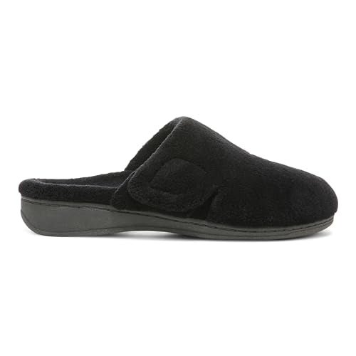 VIONIC Gemma Mule Slippers - Women's Black Shoe Deals Outlet