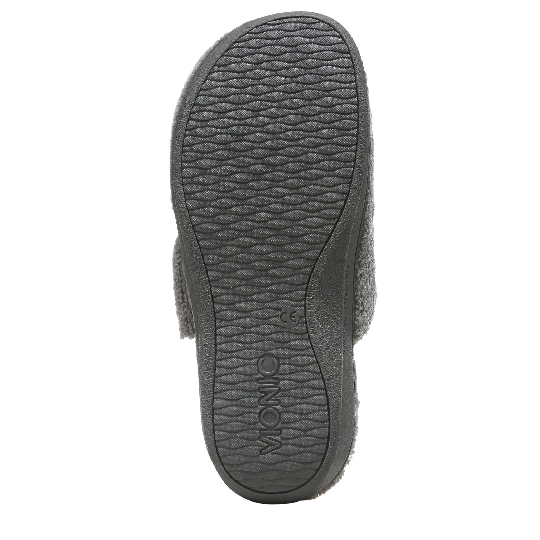 VIONIC Gemma Mule Slippers - Women's Light Grey Shoe Deals Outlet
