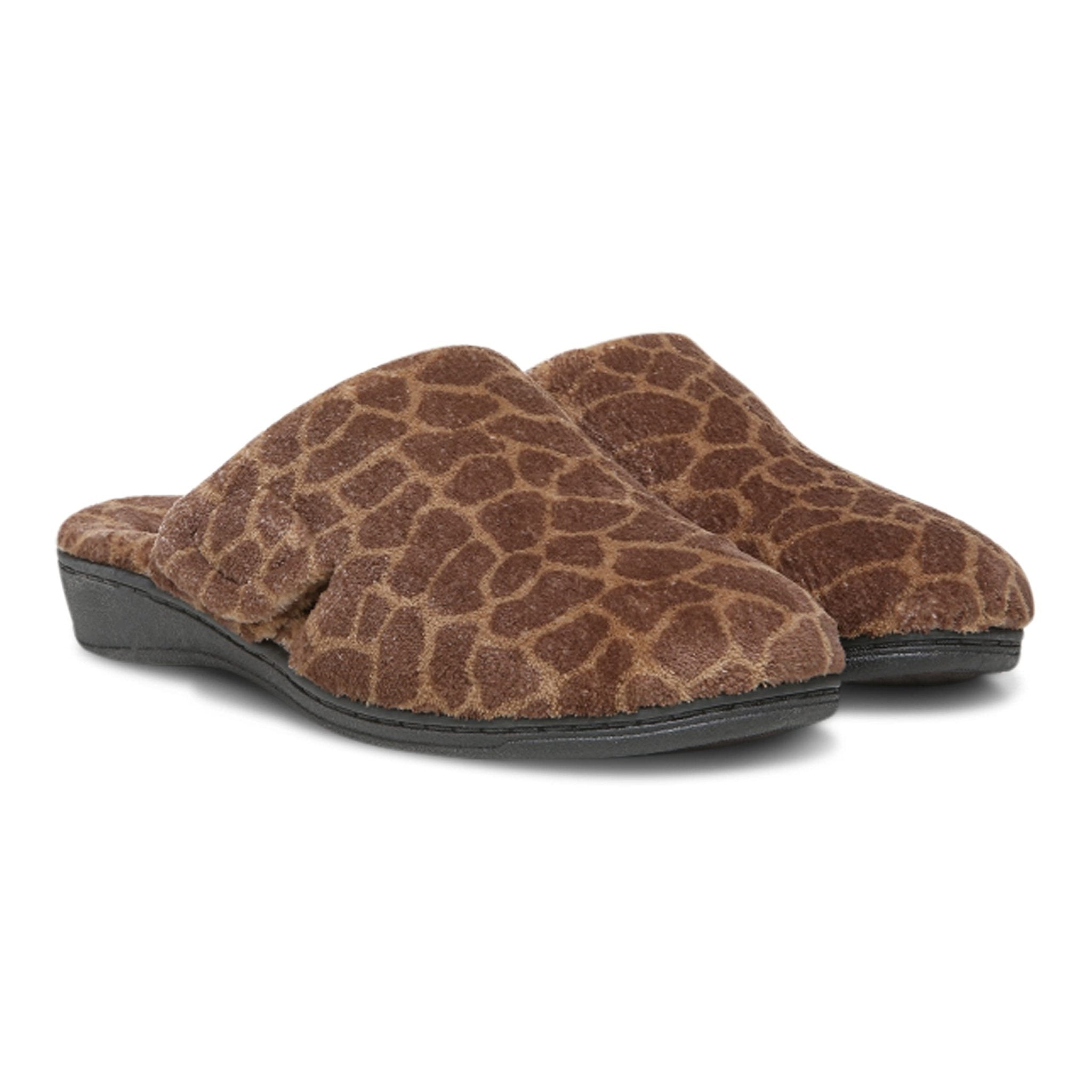 VIONIC Gemma Mule Slippers - Women's Natural Leopard Shoe Deals Outlet