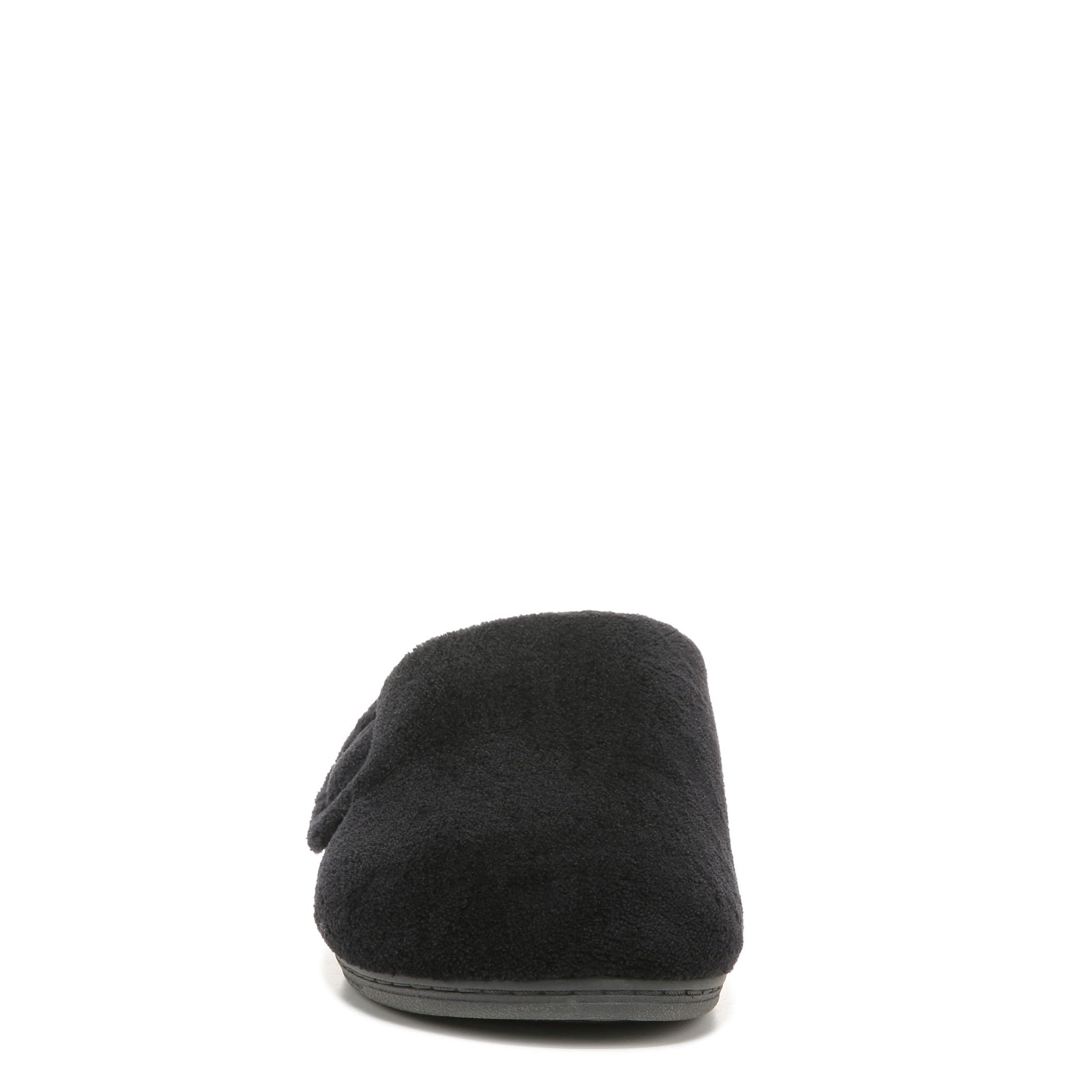 VIONIC Gemma Mule Slippers - Women's Black Shoe Deals Outlet