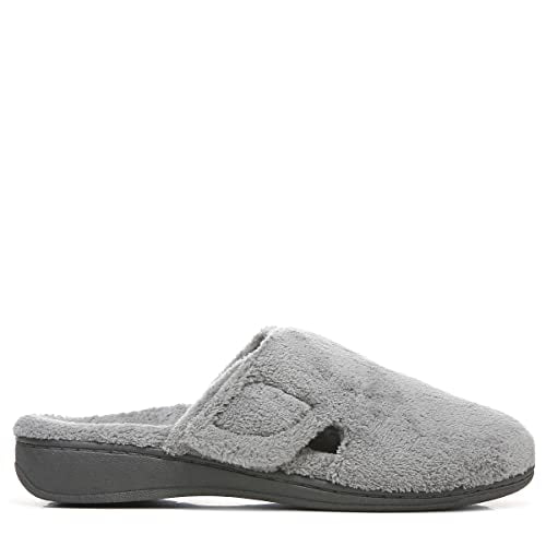 VIONIC Gemma Mule Slippers - Women's Light Grey Shoe Deals Outlet