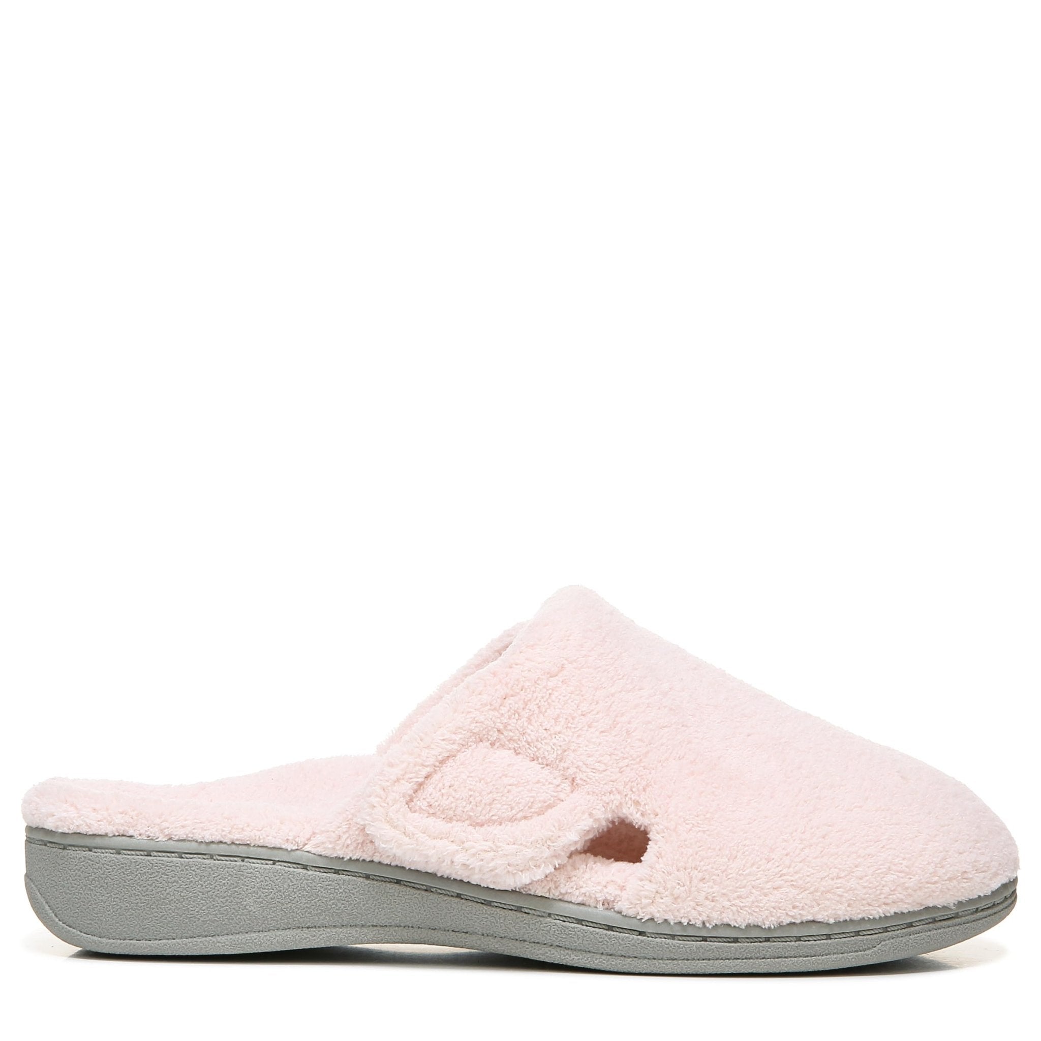VIONIC Gemma Mule Slippers - Women's Pink Terry Shoe Deals Outlet