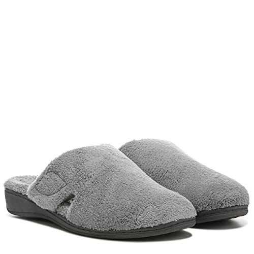 VIONIC Gemma Mule Slippers - Women's Light Grey Shoe Deals Outlet