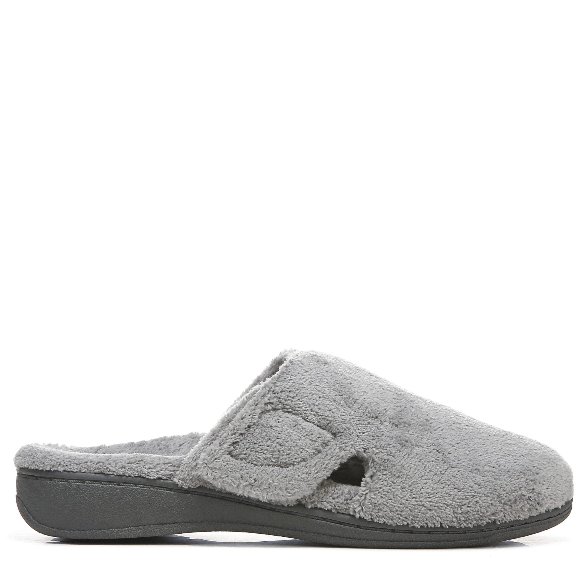 VIONIC Gemma Mule Slippers - Women's Light Grey Shoe Deals Outlet