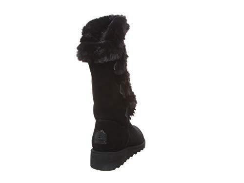 BEARPAW Genevieve Boots - Women's Black Shoe Deals Outlet