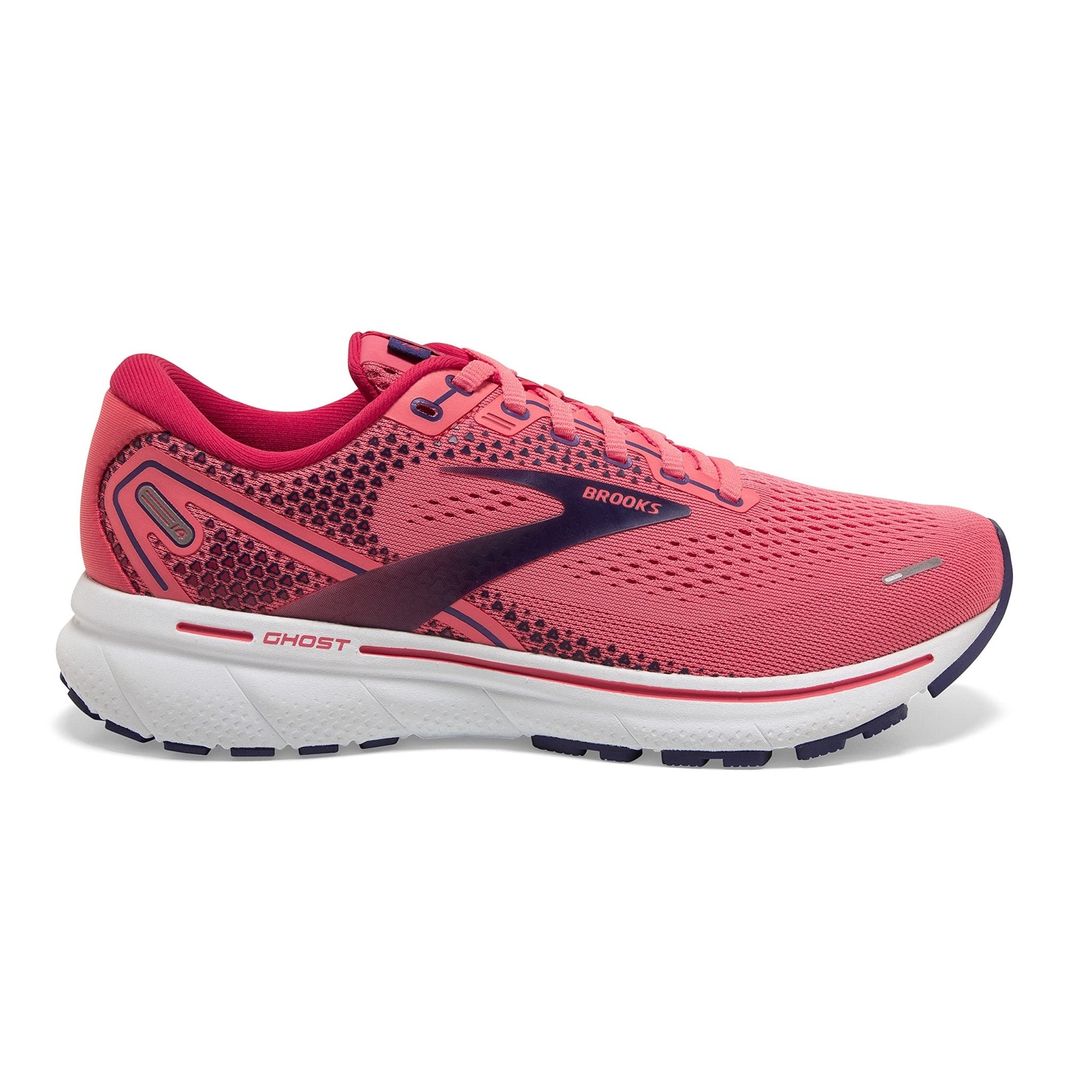 Brooks Ghost 14 - Women's Calypso Coral/Barberry/Astra Laura Shoe Deals Outlet