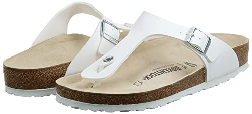 Birkenstock Gizeh Birko - Flor - Unisex White Shoe Deals Outlet