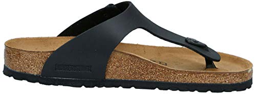 Birkenstock Gizeh Birko - Flor - Unisex Black Shoe Deals Outlet