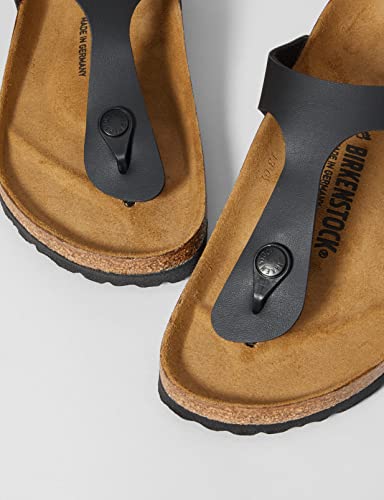 Birkenstock Gizeh Birko - Flor - Unisex Black Shoe Deals Outlet