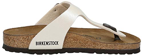 Birkenstock Gizeh Birko - Flor - Unisex Graceful Pearl White Shoe Deals Outlet