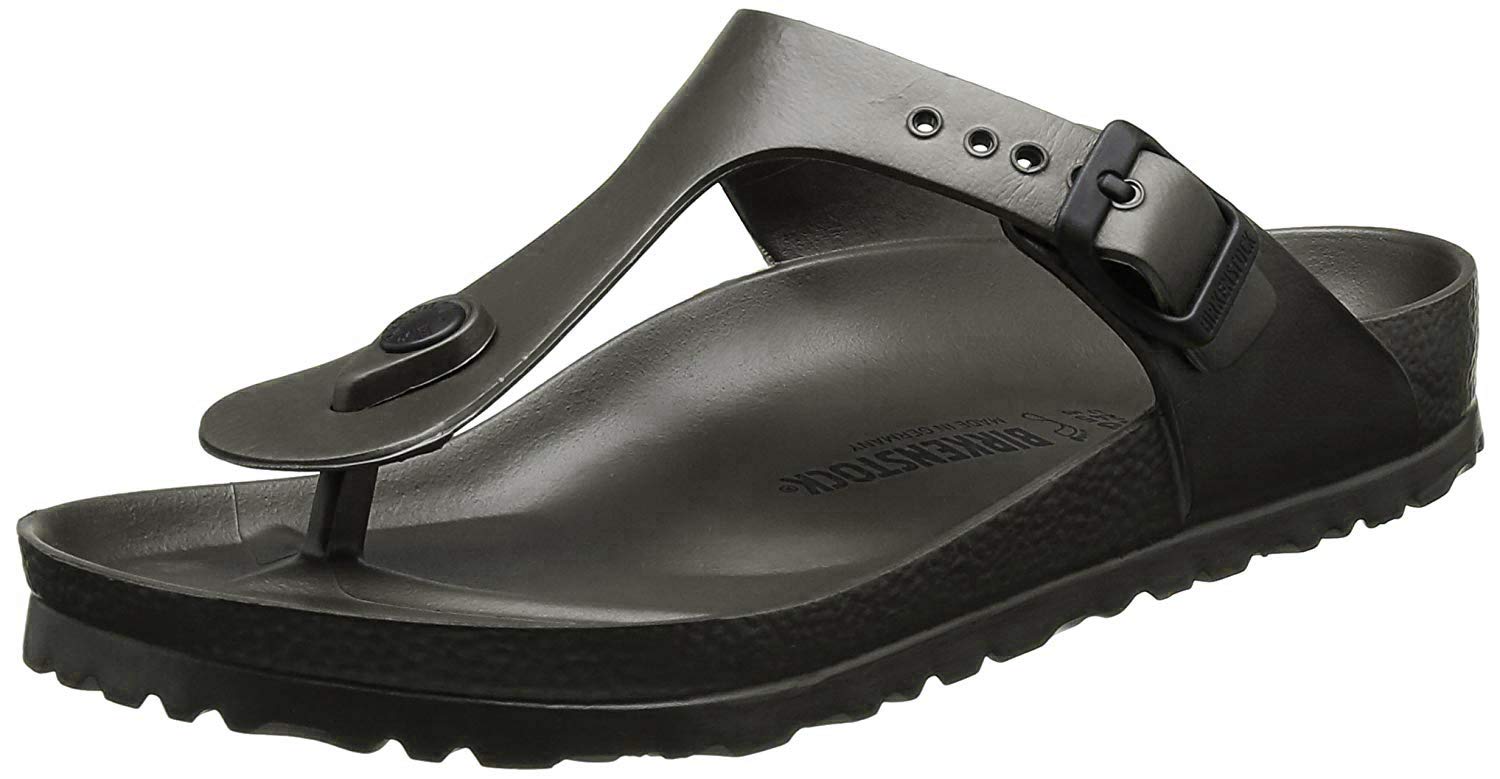 Birkenstock Gizeh EVA - Unisex Metallic Anthracite Shoe Deals Outlet