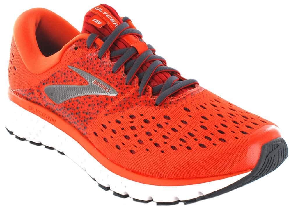 Brooks Glycerin 16 - Men's Orange/Red/Ebony Shoe Deals Outlet