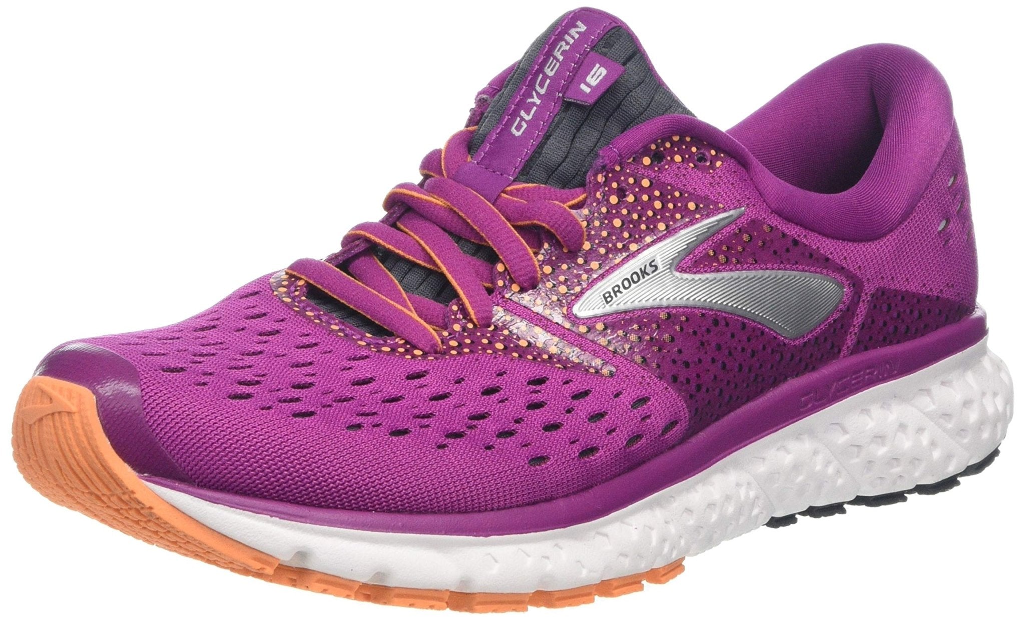 Brooks Glycerin 16 - Women's Wild Aster/Fig/Orange Shoe Deals Outlet