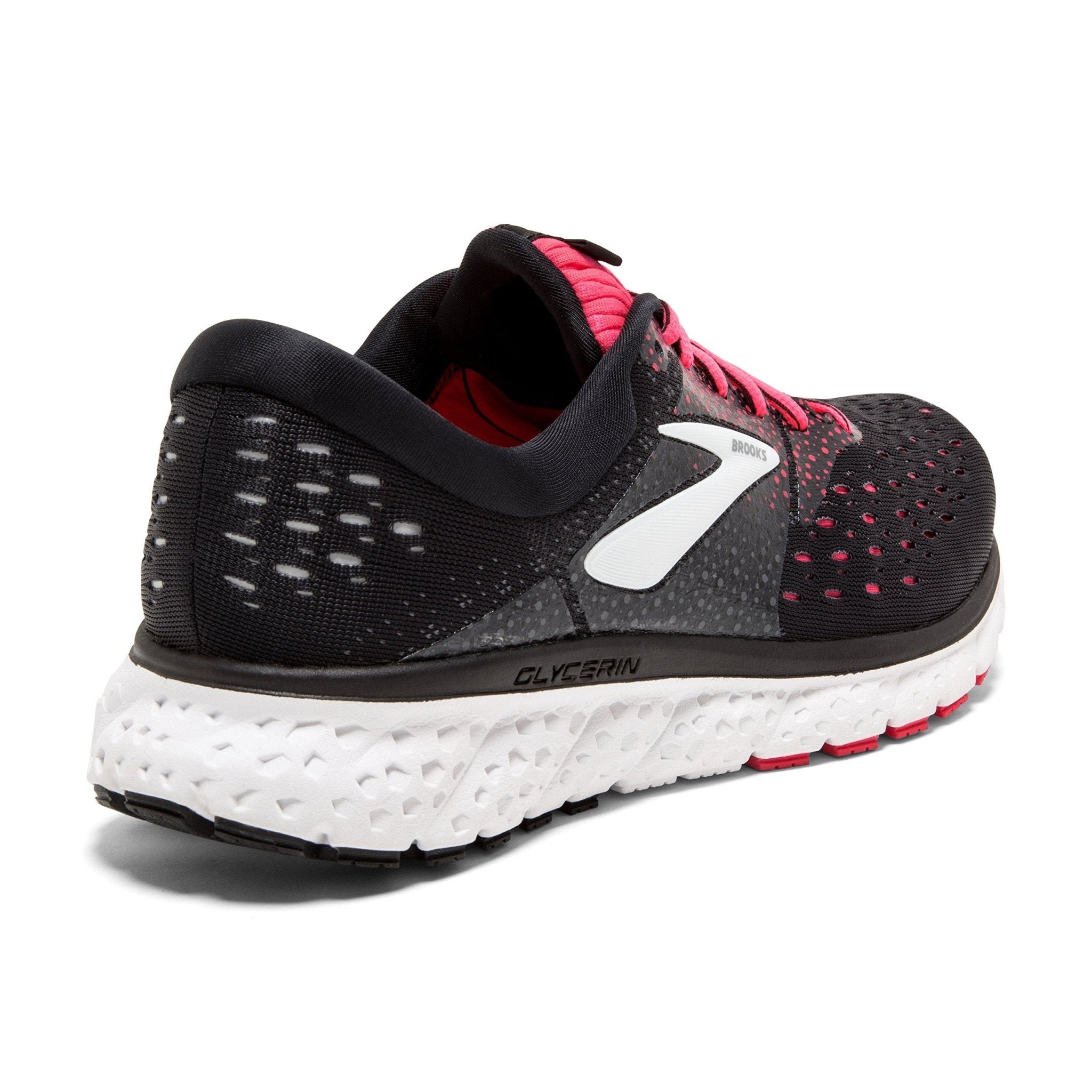 Brooks Glycerin 16 - Women's Black/Pink/Grey Shoe Deals Outlet