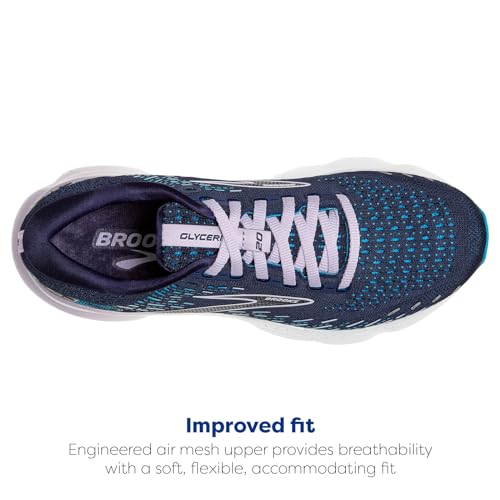 Brooks Glycerin 20 - Women's Peacoat/Ocean/Pastel Lilac Shoe Deals Outlet