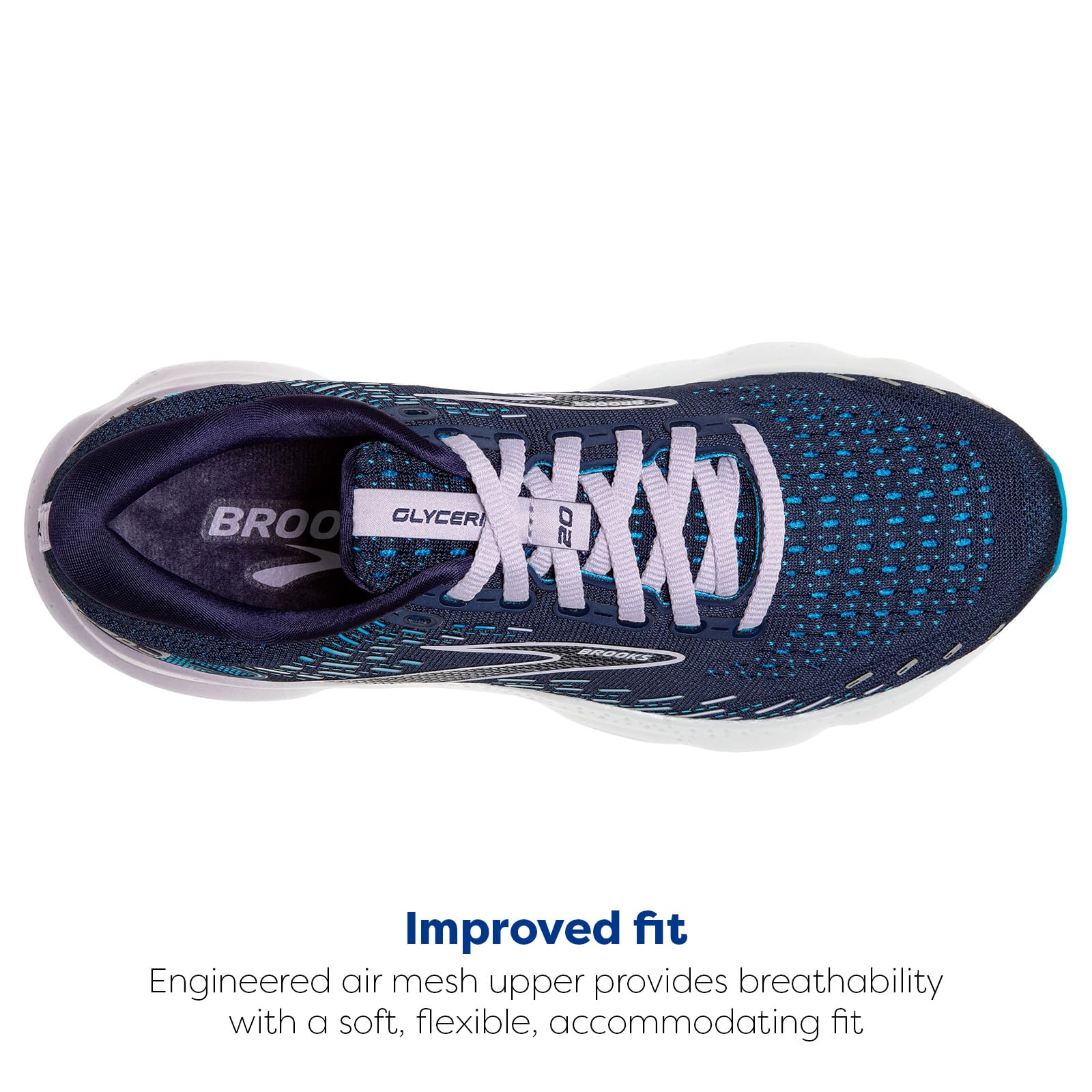 Brooks Glycerin 20 - Women's Peacoat/Ocean/Pastel Lilac Shoe Deals Outlet