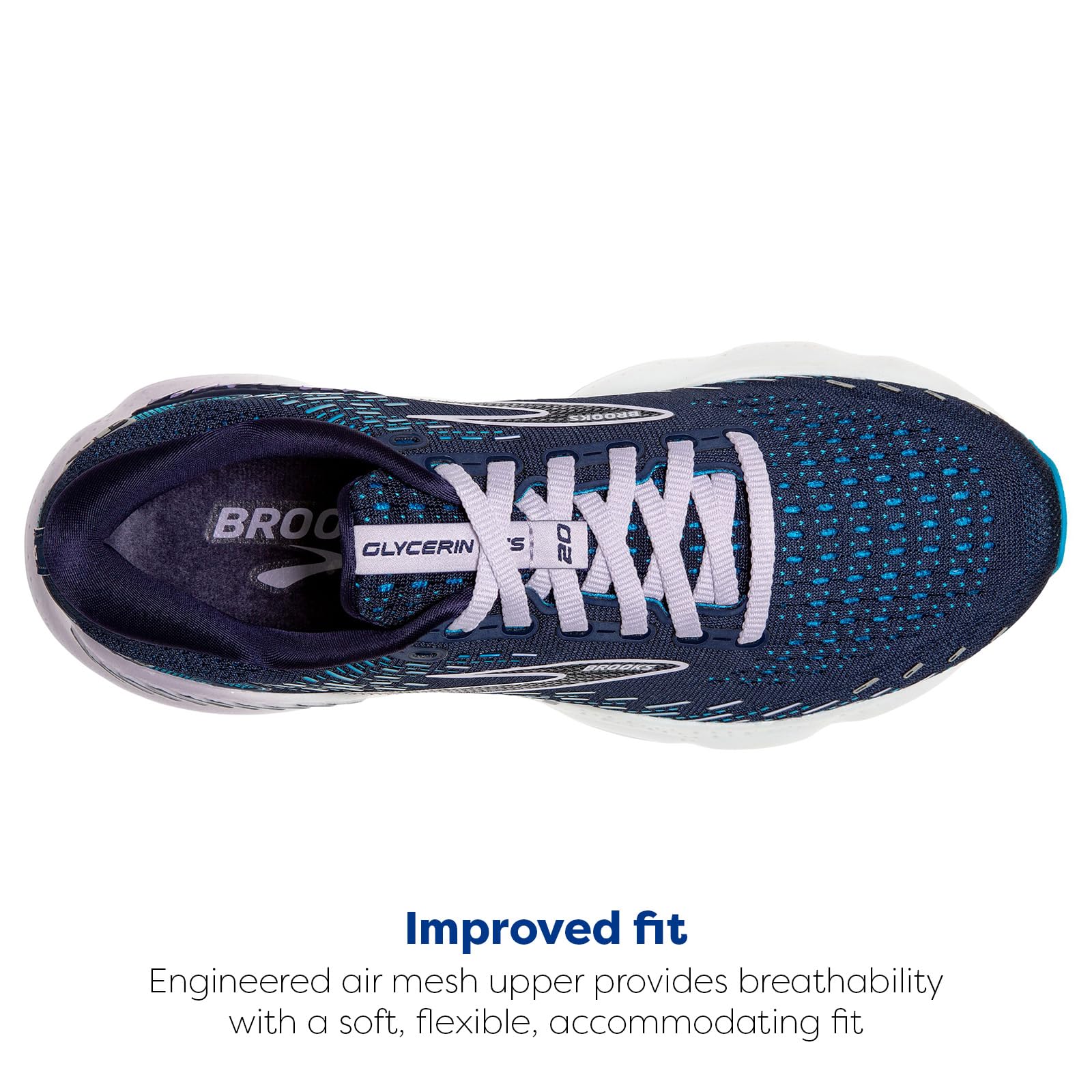 Brooks Glycerin GTS 20 - Women's Peacoat/Ocean/Pastel Lilac Shoe Deals Outlet