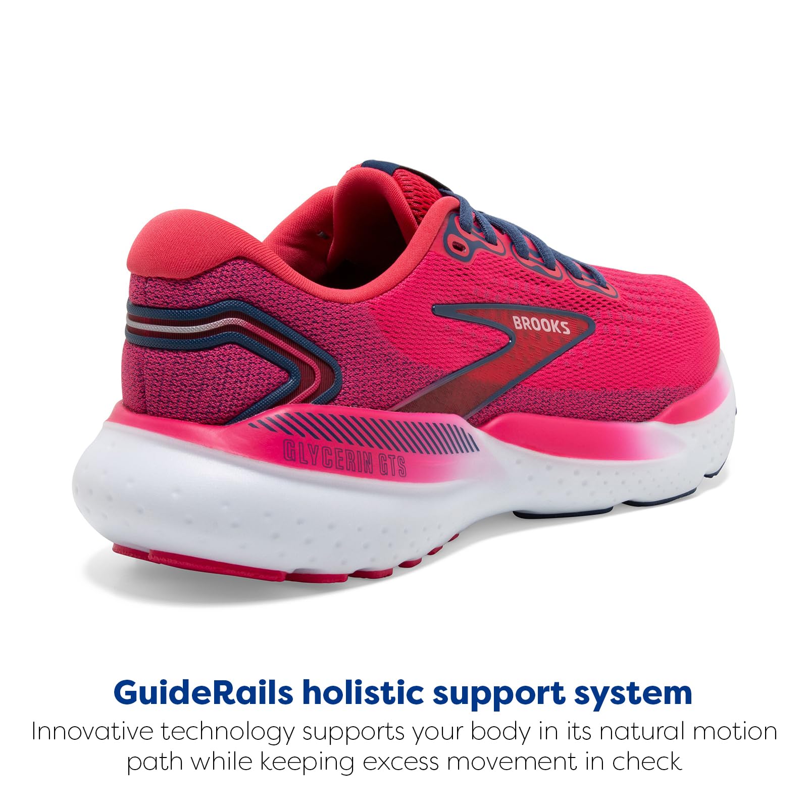 Brooks Glycerin GTS 21 - Women's Raspberry/Estate Blue Shoe Deals Outlet