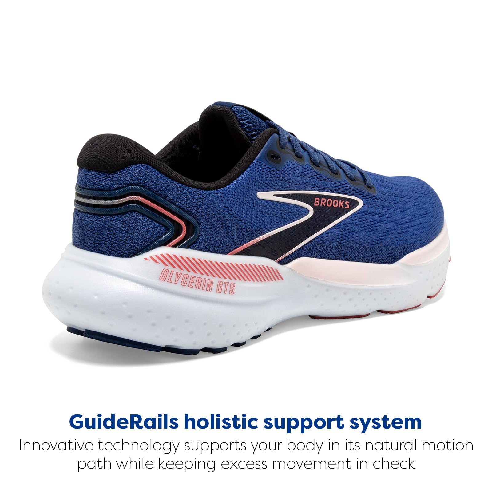 Brooks Glycerin GTS 21 - Women's Blue/Icy Pink/Rose Shoe Deals Outlet