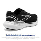 Brooks Glycerin GTS 21 - Women's Black/Grey/White Shoe Deals Outlet