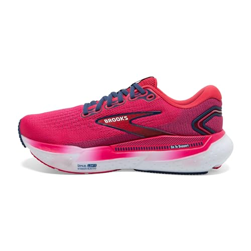 Brooks Glycerin GTS 21 - Women's Raspberry/Estate Blue Shoe Deals Outlet