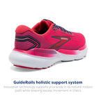 Brooks Glycerin GTS 21 - Women's Raspberry/Estate Blue Shoe Deals Outlet