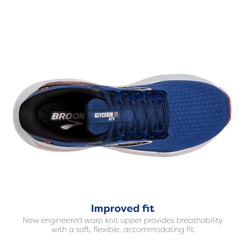Brooks Glycerin GTS 21 - Women's Blue/Icy Pink/Rose Shoe Deals Outlet