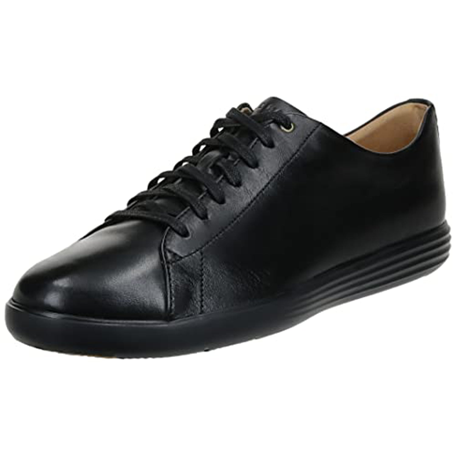 Cole Haan Grand Crosscourt II Sneaker - Men's Black Leather/Blk Shoe Deals Outlet
