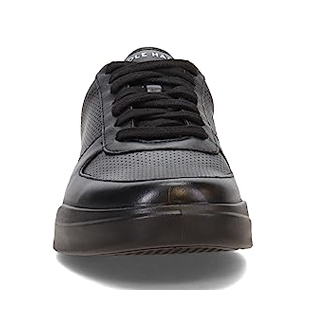 Cole Haan Grand Crosscourt Modern Perforated Leather - Men's Black/Black/White Shoe Deals Outlet