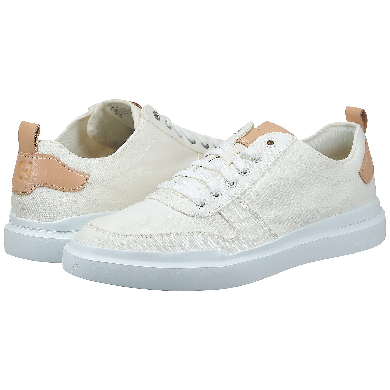 Cole Haan GrandPro Rally Canvas Court Sneaker - Men's Ivory/Natural Shoe Deals Outlet