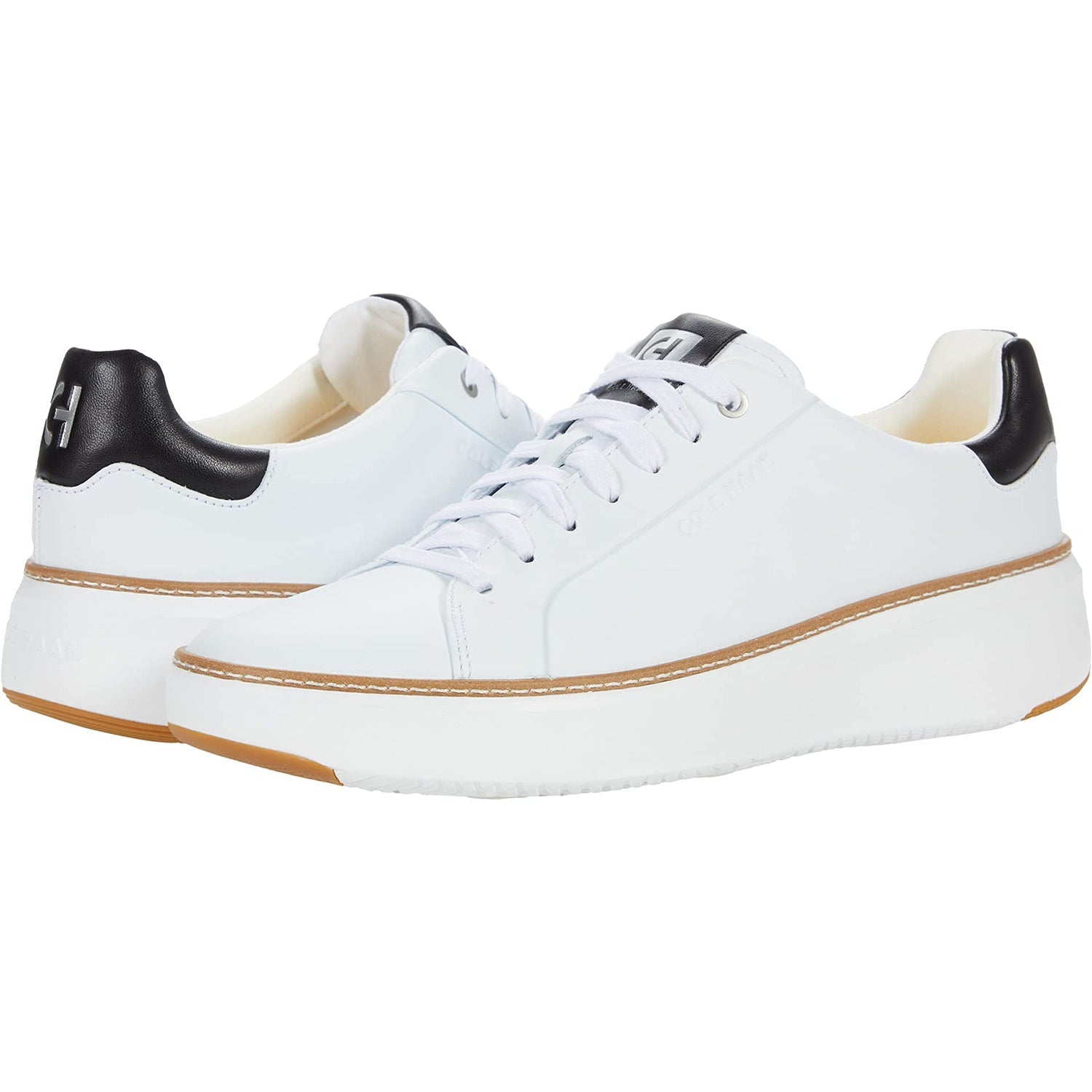 Cole Haan GrandPro Topspin Sneakers - Men's Optical White Shoe Deals Outlet