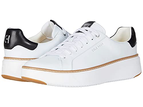 Cole Haan GrandPro Topspin Sneakers - Women's Ivory/Black Leather Shoe Deals Outlet