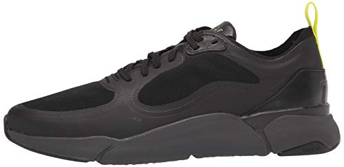 Cole Haan GrandSport Trainer Cross - Men's Black/Safety Yellow Shoe Deals Outlet