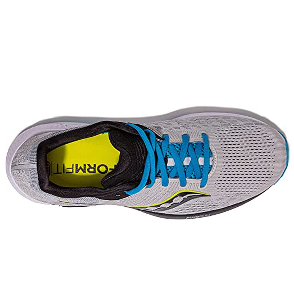 Saucony Guide 14 Running Shoe - Men's Alloy/Blue Shoe Deals Outlet