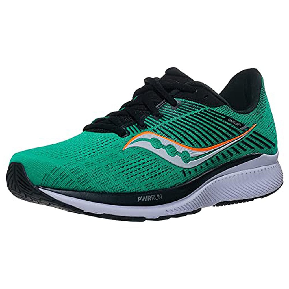 Saucony Guide 14 Running Shoe - Men's Jade/Vizi Orange Shoe Deals Outlet