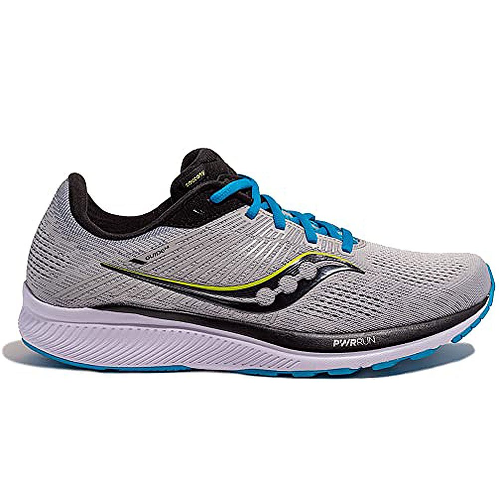 Saucony Guide 14 Running Shoe - Men's Alloy/Blue Shoe Deals Outlet