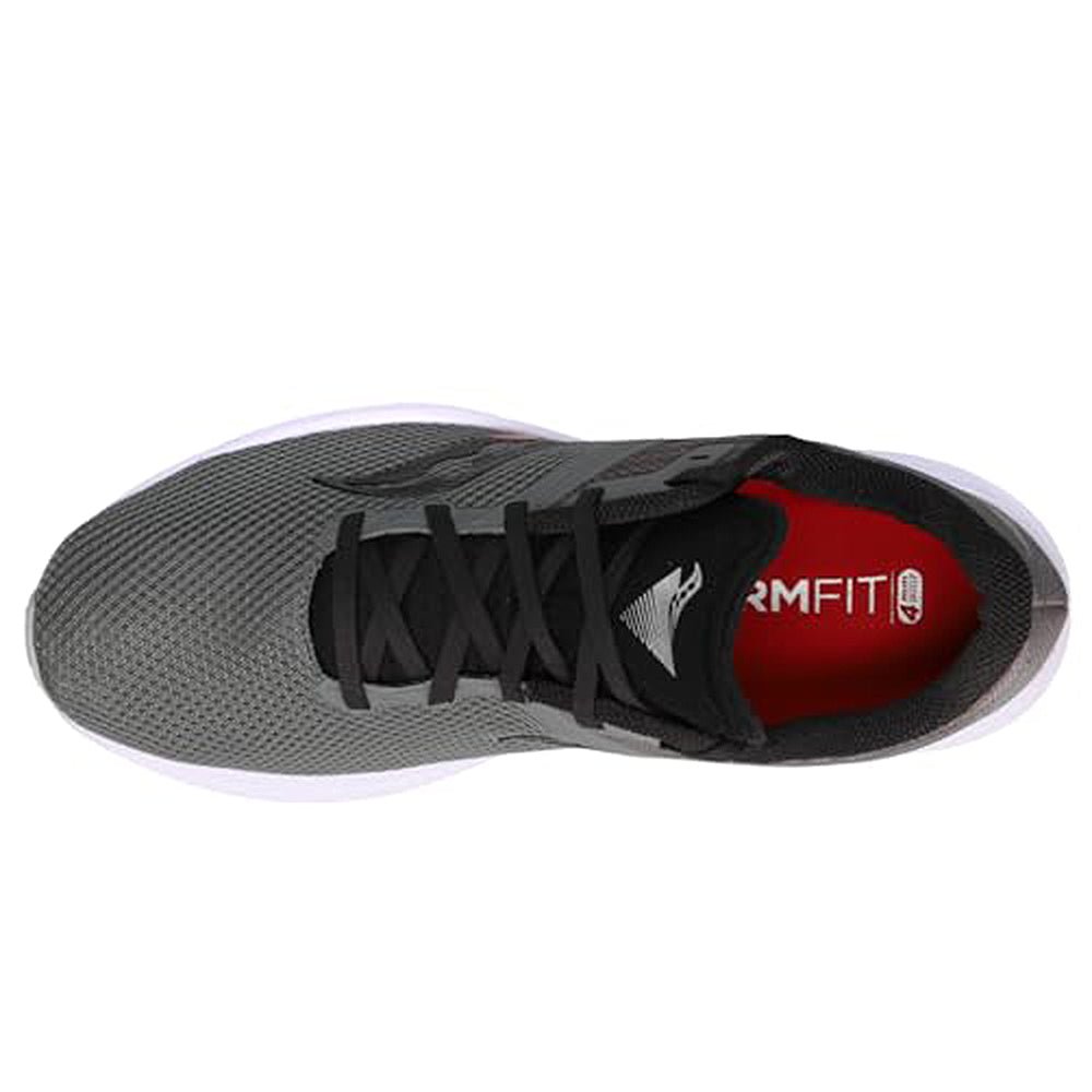 Saucony Guide 14 Running Shoe - Men's Charcoal/Black Shoe Deals Outlet