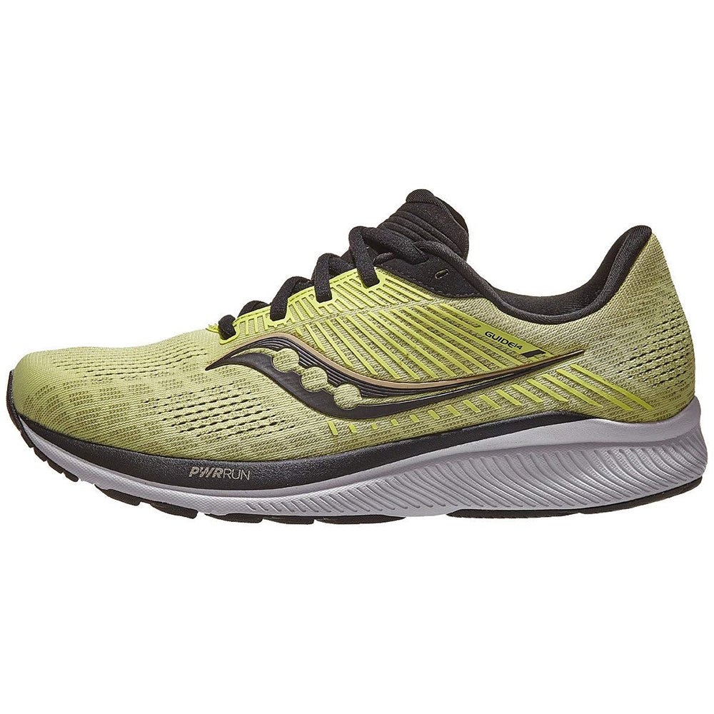 Saucony Guide 14 Running Shoe - Men's Keylime/Gravel Shoe Deals Outlet